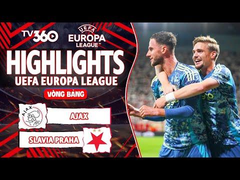 HIGHLIGHTS AJAX VS SLAVIA PRAHA: KỊCH TÍNH TỪ ĐẦU, ĐÔI CÔNG BÙNG CHÁY | EUROPA LEAGUE 24/25