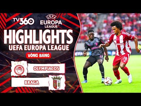 HIGHLIGHTS OLYMPIAKOS VS BRAGA: HIỆP 2 ĐẦY THĂNG HOA, CHỦ NHÀ MỞ HỘI ĂN MỪNG | EUROPA LEAGUE 24/25